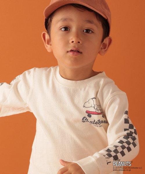 BAYFLOW（ベイフロー）の「【PEANUTS×BAYFLOW】アソートTee（KIDS)（Tシャツ/カットソー・キッズ・グレー/オフホワイト/ラベンダー・SMALL/MEDIUM/LARGE/X-LARGE/XX-LARGE）」の2枚目の写真