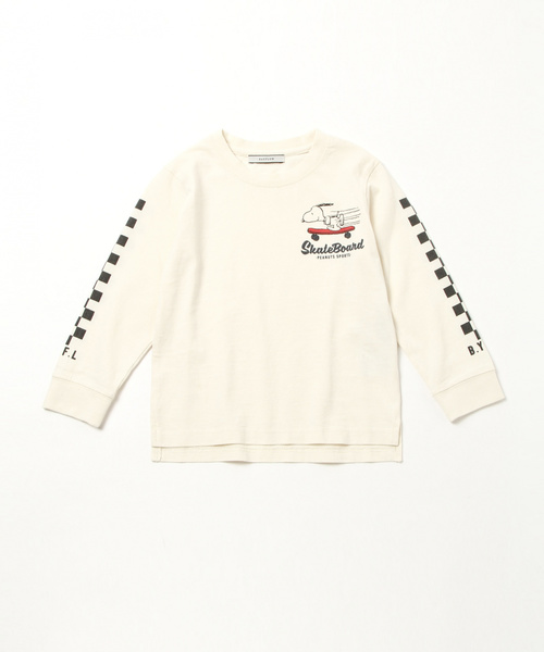 BAYFLOW（ベイフロー）の「【PEANUTS×BAYFLOW】アソートTee（KIDS)（Tシャツ/カットソー・キッズ・グレー/オフホワイト/ラベンダー・SMALL/MEDIUM/LARGE/X-LARGE/XX-LARGE）」の6枚目の写真