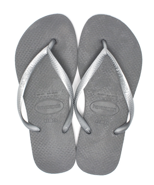 UNITED ARROWS(ユナイテッドアローズ)の「<havaianas(ハワイアナス)>スリム ビーチサンダル(サンダル・レディース・グレー/ベージュ・37/38/35/36)」の4枚目の写真