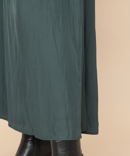 ADAM ET ROPE'（アダムエロペ）の「デシンギャザーマキシドレス（ワンピース・レディース・ライトグリーン/ピンク系その他・FREE）」の14枚目の写真