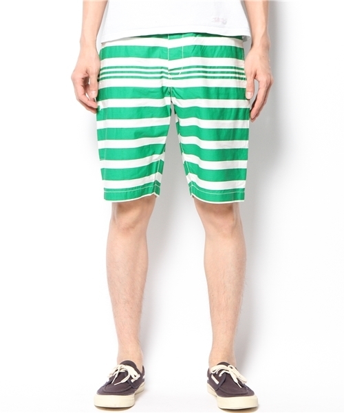 BEAMS（ビームス）の「○BEAMS / ボーダーショーツ（その他パンツ・メンズ・グリーン/ネイビー・SMALL/MEDIUM/LARGE/X-LARGE）」の13枚目の写真