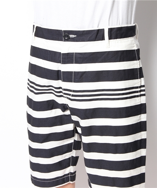 BEAMS（ビームス）の「○BEAMS / ボーダーショーツ（その他パンツ・メンズ・グリーン/ネイビー・SMALL/MEDIUM/LARGE/X-LARGE）」の5枚目の写真