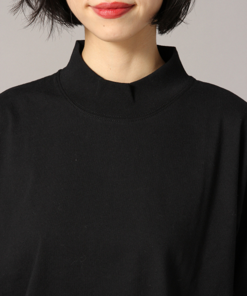 LOWRYS FARM（ローリーズファーム）の「ＵＳＡモックロンＴ　845202（Tシャツ/カットソー・レディース・ホワイト/ブラック/ベージュ・FREE）」の7枚目の写真