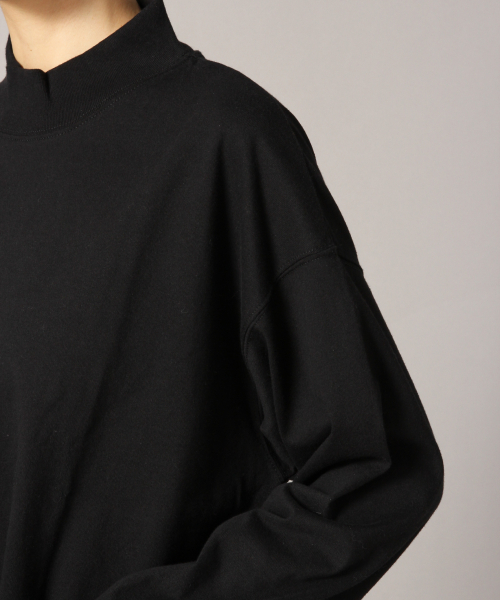 LOWRYS FARM（ローリーズファーム）の「ＵＳＡモックロンＴ　845202（Tシャツ/カットソー・レディース・ホワイト/ブラック/ベージュ・FREE）」の8枚目の写真