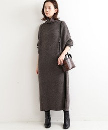 IENA（イエナ）の「ウールカシミヤ タートルネックワンピース