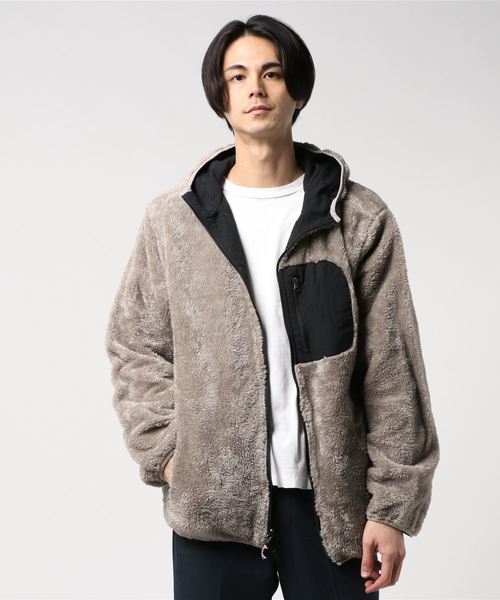 CORISCO(コリスコ)の「CORISCO ファー×ポリシレーリバーシブルパーカ(M1)(マウンテンパーカー・メンズ・ホワイト/ブラック/ベージュ/その他1・X-LARGE/MEDIUM/LARGE)」の3枚目の写真