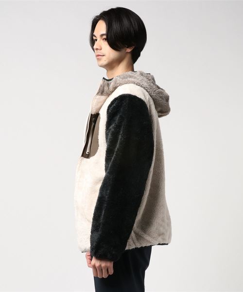 CORISCO(コリスコ)の「CORISCO ファー×ポリシレーリバーシブルパーカ(M1)(マウンテンパーカー・メンズ・ホワイト/ブラック/ベージュ/その他1・X-LARGE/MEDIUM/LARGE)」の5枚目の写真