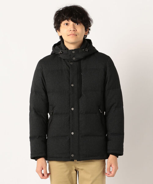 GLOSTER（グロスター）の「ALLIED FEATHER & DOWN ウールライク ダウンジャケット アライド ダウン（ダウンジャケット/コート・メンズ・チャコールグレー/ネイビー・S/M/L/XL）」の3枚目の写真