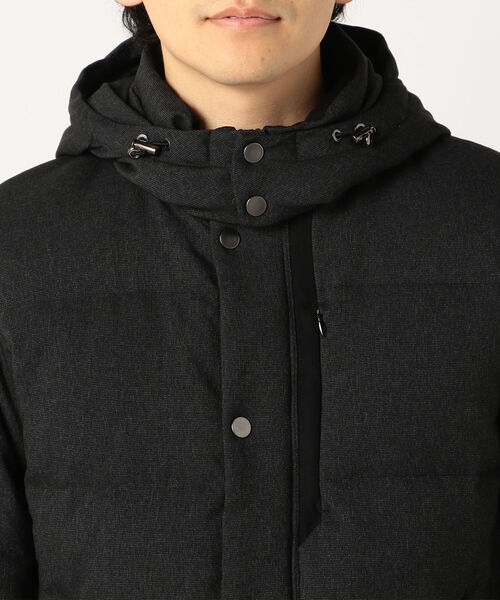 GLOSTER（グロスター）の「ALLIED FEATHER & DOWN ウールライク ダウンジャケット アライド ダウン（ダウンジャケット/コート・メンズ・チャコールグレー/ネイビー・S/M/L/XL）」の6枚目の写真