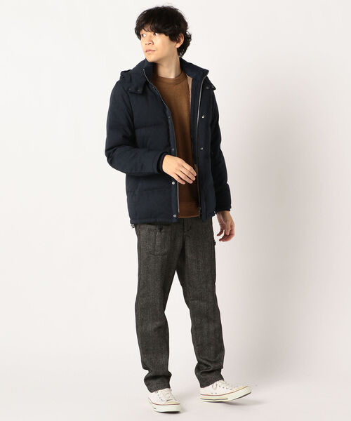 GLOSTER（グロスター）の「ALLIED FEATHER & DOWN ウールライク ダウンジャケット アライド ダウン（ダウンジャケット/コート・メンズ・チャコールグレー/ネイビー・S/M/L/XL）」の18枚目の写真