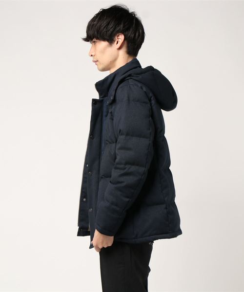GLOSTER（グロスター）の「ALLIED FEATHER & DOWN ウールライク ダウンジャケット アライド ダウン（ダウンジャケット/コート・メンズ・チャコールグレー/ネイビー・S/M/L/XL）」の22枚目の写真