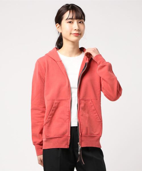 Ray BEAMS(レイビームス)の「REMI RELIEF / 裏毛 ジップ パーカー(パーカー・レディース・ブラック/レッド/イエロー/グレー・ONE SIZE)」の6枚目の写真