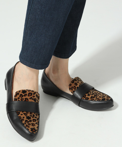 LOWRYS FARM(ローリーズファーム)の「AWエナメルローファー 551403(パンプス・レディース・オフホワイト/ブラック/レオパード・LARGE/MEDIUM)」の14枚目の写真