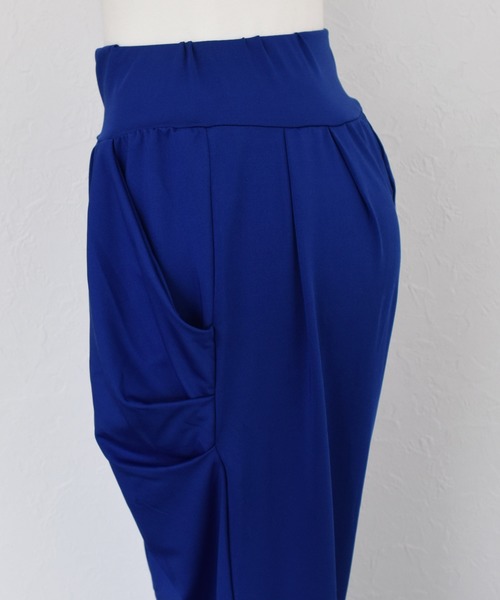 Coo+i（クーイ）の「サルエルパンツ（スウェットパンツ・レディース・ネイビー/ブラック/グレー/チャコールグレー/ブルー/ピンク/ピンク系その他/オレンジ/カーキ/キャメル・L/M/XL）」の18枚目の写真