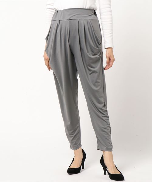 Coo+i（クーイ）の「サルエルパンツ（スウェットパンツ・レディース・ネイビー/ブラック/グレー/チャコールグレー/ブルー/ピンク/ピンク系その他/オレンジ/カーキ/キャメル・L/M/XL）」の22枚目の写真