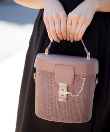 LIPSERVICE | サークルストローバッグ(かごバッグ)