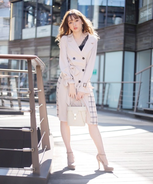 LIPSERVICE（リップサービス）の「サークルストローバッグ（かごバッグ・レディース・ブラウン/アイボリー・FREE）」の3枚目の写真