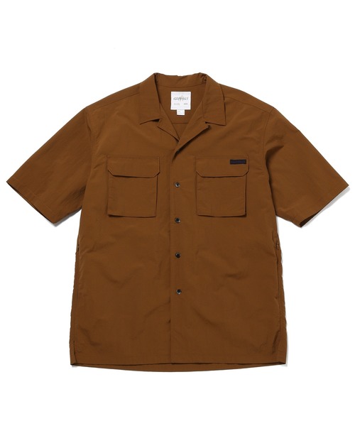 Gramicci（グラミチ）の「【GRAMICCI】別注プールナイロンOPカラーシャツ（シャツ/ブラウス・メンズ・ブラック/ダークブラウン/オリーブ・M/L）」の4枚目の写真