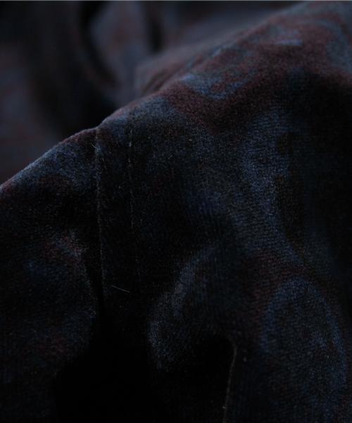 BEAMS BOY（ビームスボーイ）の「BEAMS BOY / 別珍 ペイズリー フレンチ3タックパンツ（その他パンツ・レディース・ベージュ/ネイビー・1/0）」の10枚目の写真