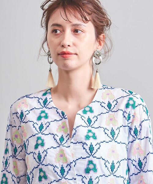 nimo（ニモ）の「＜nimo（ニモ）＞コットン 刺繍 チュニック（シャツ 