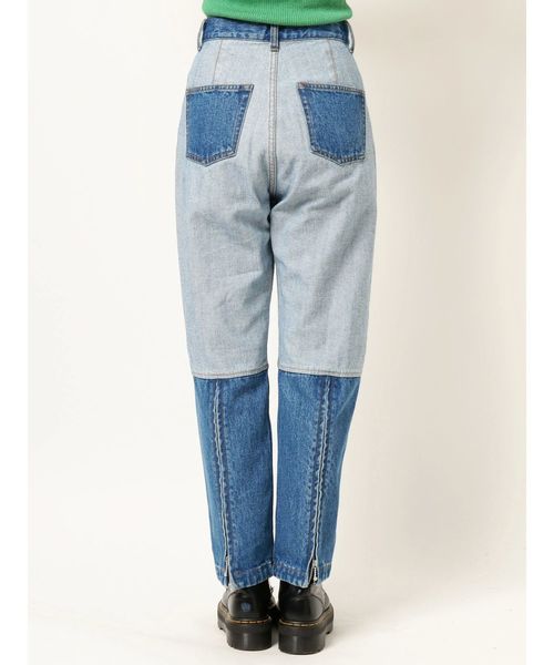 jouetie(ジュエティ)の「ジップスリットデニム(デニムパンツ・レディース・ライトブルー/ブラック・SMALL/MEDIUM)」の11枚目の写真
