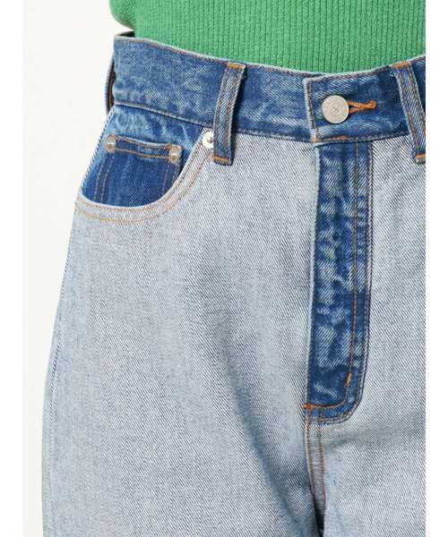 jouetie(ジュエティ)の「ジップスリットデニム(デニムパンツ・レディース・ライトブルー/ブラック・SMALL/MEDIUM)」の8枚目の写真