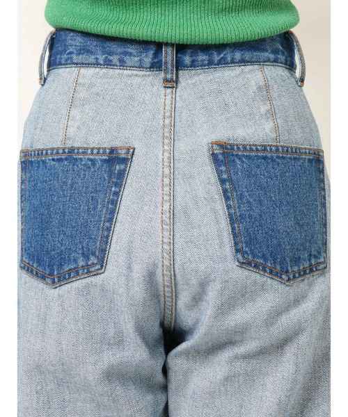 jouetie(ジュエティ)の「ジップスリットデニム(デニムパンツ・レディース・ライトブルー/ブラック・SMALL/MEDIUM)」の20枚目の写真