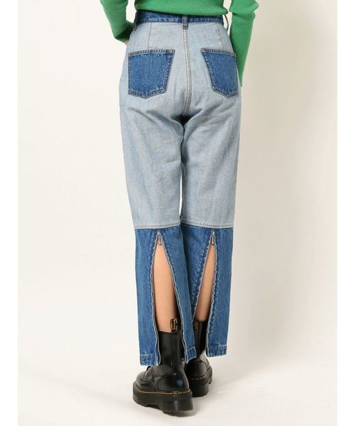 jouetie(ジュエティ)の「ジップスリットデニム(デニムパンツ・レディース・ライトブルー/ブラック・SMALL/MEDIUM)」の18枚目の写真