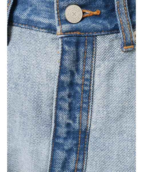 jouetie(ジュエティ)の「ジップスリットデニム(デニムパンツ・レディース・ライトブルー/ブラック・SMALL/MEDIUM)」の4枚目の写真