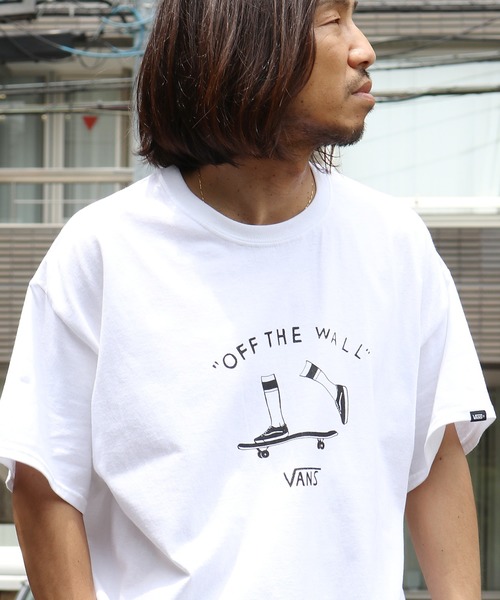 VANS（バンズ）の「VANS/ヴァンズ Graffiti S/S T-shirts（Tシャツ/カットソー・メンズ・ホワイト/ホワイト系その他・M/L/XL）」の2枚目の写真