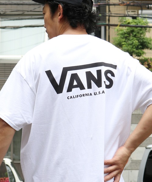 VANS ゲザゲザのSK8 Tシャツ ホワイト スケートボード