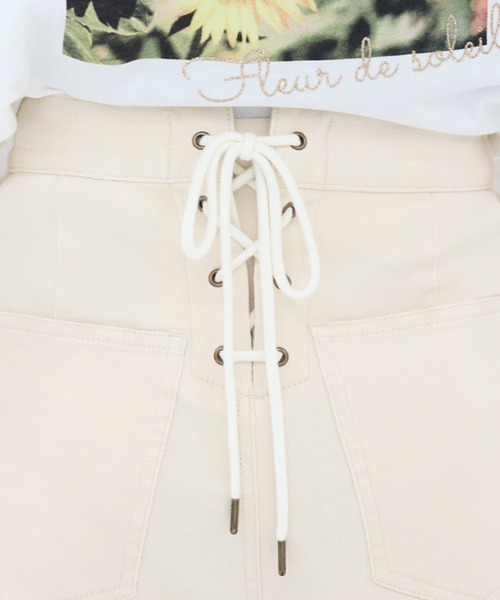 PairPair（ペアペア）の「バックレースアップフレアパンツ（その他パンツ・レディース・オレンジ/アイボリー・SMALL/MEDIUM）」の11枚目の写真