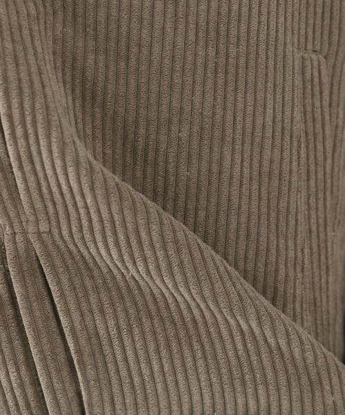 LOWRYS FARM（ローリーズファーム）の「コーデュロイノーカラーブルゾン　891422（ノーカラージャケット・レディース・アイボリー/ブラウン/ベージュ・FREE）」の16枚目の写真