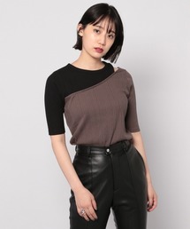 PAGEBOY | ショルダースリットショートスリーブプルオーバー(Tシャツ/カットソー)