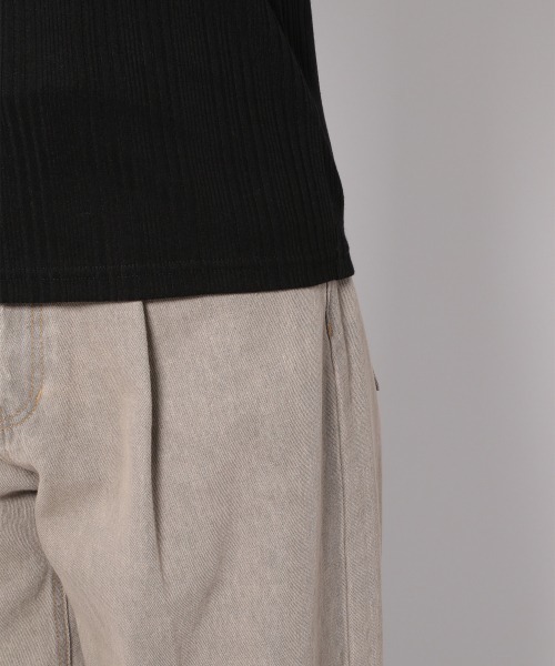 PAGEBOY（ページボーイ）の「ショルダースリットショートスリーブプルオーバー（Tシャツ/カットソー・レディース・ブラック/オフホワイト/モカ・FREE）」の12枚目の写真