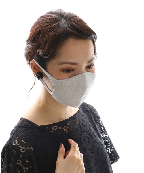 PUAL CE CIN(ピュアルセシン)の「JAPAN MADE シームレス和紙マスク(マスク・レディース・グレー/オフホワイト/ミント/ピンク系その他・FREE)」の13枚目の写真