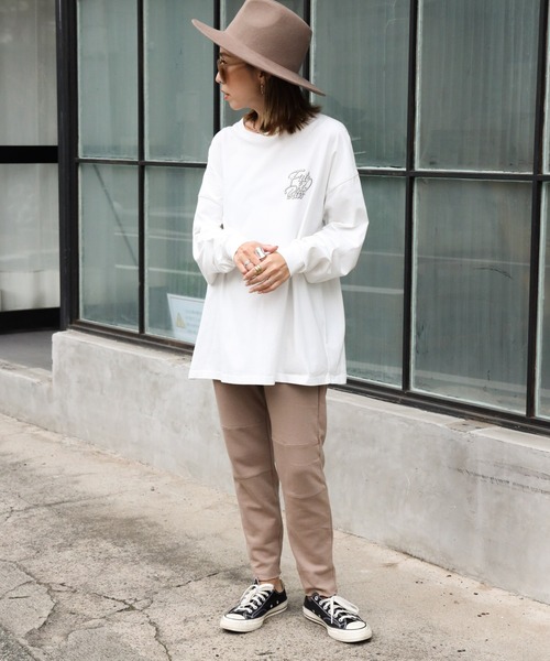 Auntie Rosa Holiday（アンティローザホリデー）の「【Holiday】スウェットテーパードジョガーパンツ（スウェットパンツ・レディース・チャコールグレー/モカ/ナチュラル・FREE）」の13枚目の写真