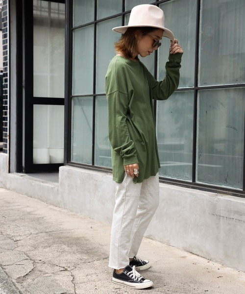 Auntie Rosa Holiday（アンティローザホリデー）の「【Holiday】スウェットテーパードジョガーパンツ（スウェットパンツ・レディース・チャコールグレー/モカ/ナチュラル・FREE）」の11枚目の写真