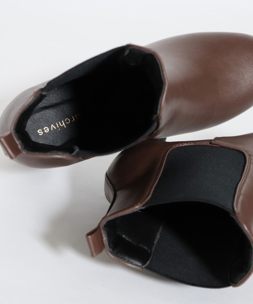 archives(アルシーヴ)の「サイドゴアブーツ(ブーツ・レディース・ブラック/ブラウン・MEDIUM/LARGE)」の7枚目の写真