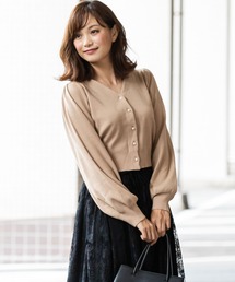 SweetMommy（スウィートマミー）の「蛯原英里コラボ・パフスリーブカーディガン（マタニティウェア/グッズ・レディース）」