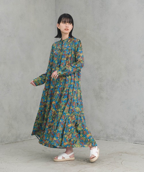 manana suerte(マニャーナスエルテ)の「ボヘミアンフラワーワンピース(ワンピース・レディース・マルチ/レッド/ブルー・FREE)」の14枚目の写真