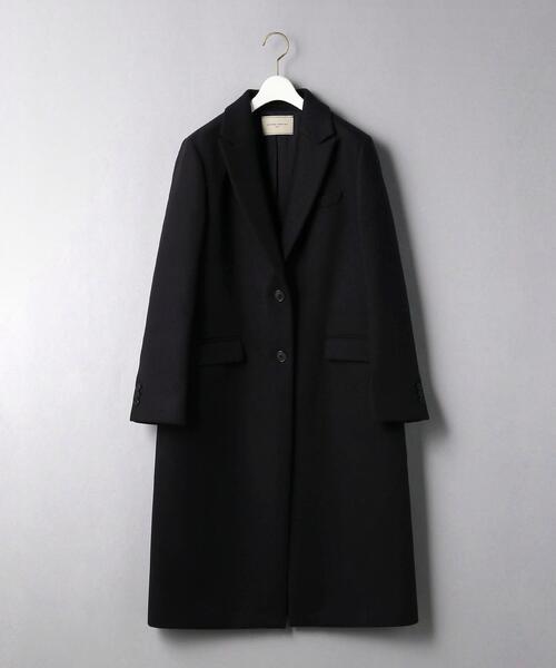 UNITED ARROWS - UNITED ARROWS ネイビー チェスターコートの
