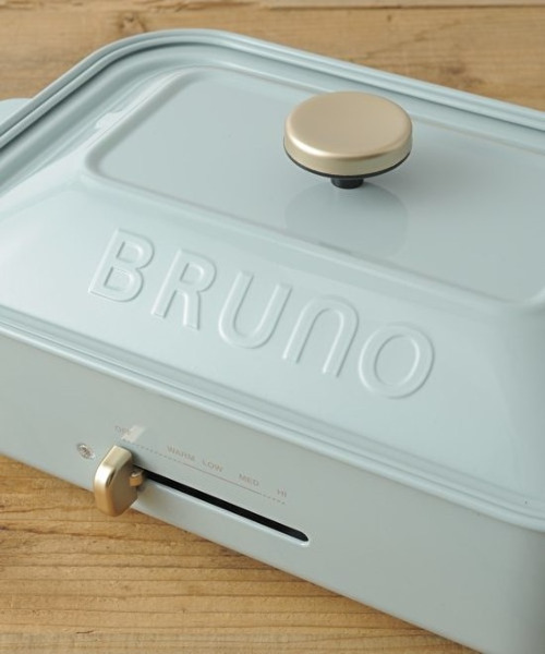 BRUNO(ブルーノ)の「《Happy Holidays》コンパクトホットプレート+鍋 ギフトセット(キッチン家電・レディース・ホワイト/ネイビー/レッド/ピンク/ライトブルーグレー/ブラック・フリ-)」の14枚目の写真