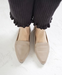 SESTO | かかとゴムのバブーシュトゥシャープスクエアトゥフラットパンプス※(パンプス)