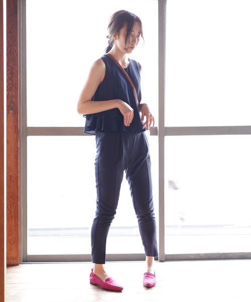 SESTO(セスト)の「かかとゴムのバブーシュトゥシャープスクエアトゥフラットパンプスギャザーシューズ(パンプス・レディース・ゼブラ/ブラウン/アイボリー/イエロー/グレイッシュベージュ/ブラック/ピンク・23.5cm/24.5cm/24.0cm/25.0cm/22.5cm/23.0cm)」の8枚目の写真