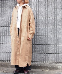 grn | ◇WORKSHIRTDRESS ﾋﾞｯｸｼﾙｴｯﾄﾜｰｸｼｬﾂﾜﾝﾋﾟｰｽﾂｲﾙ/ﾃﾞﾆﾑ(シャツワンピース)