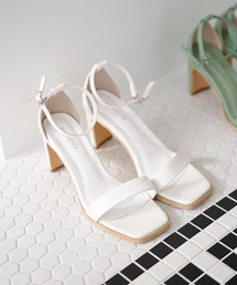 Andemiu | 【WEB限定カラー】ストラップスクエアサンダル935883(サンダル)