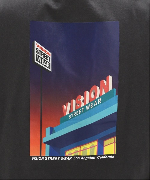 INHERIT（インヘリット）の「【VISION/ビジョン】別注 DayNight ロングスリーブTシャツ（Tシャツ/カットソー・メンズ・ホワイト/ブラック・MEDIUM/LARGE）」の4枚目の写真