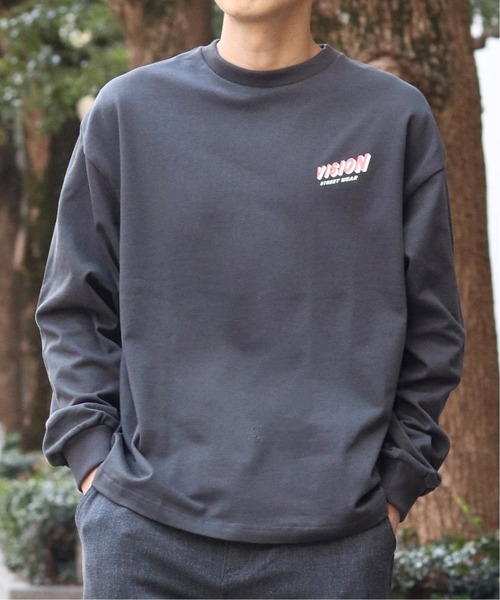 INHERIT（インヘリット）の「【VISION/ビジョン】別注 DayNight ロングスリーブTシャツ（Tシャツ/カットソー・メンズ・ホワイト/ブラック・MEDIUM/LARGE）」の16枚目の写真