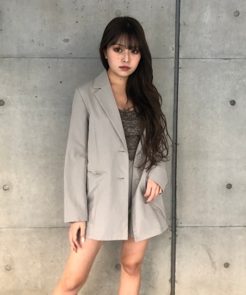 ENVYM(アンビー)の「T/CタックショートPT(その他パンツ・レディース・グレー/カーキ・FREE)」の8枚目の写真